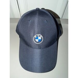 BMW Navy Blue Baseball Hat City Caps Moisture Wicking UV Coating Adjustable